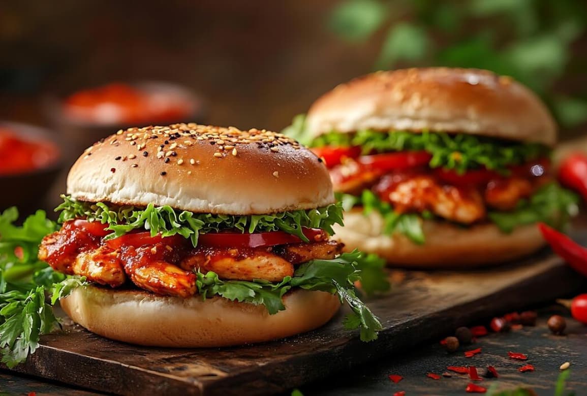 Spicy Chicken Filet on Bun